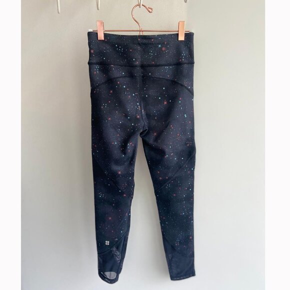 🆕 Sweaty Betty Women's Reversible Mesh Yoga "Space Race Ditsy Star' Leggin… - Picture 7 of 12